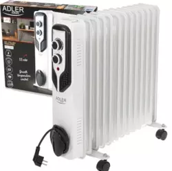 Масляний обігрівач Adler AD7818 (13ребер) AD7818 2500 Вт Масляний обігрівач Adler AD7818 (13ребер) AD7818 2500 Вт