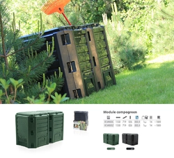 Компостер садовий PROSPERPLAST 2модуля 800л чорний Польща (IKLM800C-S411) Компостер садовий PROSPERPLAST 2модуля 800л чорний Польща (IKLM800C-S411)