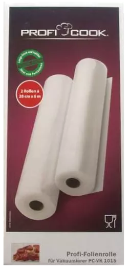 Плівка до апарату для пакування PROFICOOK PC-VK 1015 28x6cm Плівка до апарату для пакування PROFICOOK PC-VK 1015 28x6cm