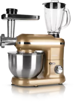 Кухонний комбайн 3 в 1, міксер та м'ясорубка HEINRICH'S HKM 5262 GOLD Кухонний комбайн 3 в 1, міксер та м'ясорубка HEINRICH'S HKM 5262 GOLD
