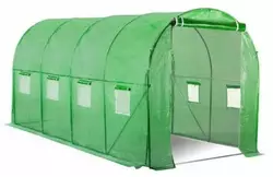 Теплиця садова, парник Польща 2,5x4x2 м 4 секції зелена 10м2 Теплиця садова, парник Польща 2,5x4x2 м 4 секції зелена 10м2