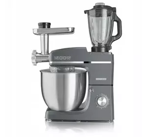 Кухонний комбайн 1500 Вт сірий HEINRICH'S HKM 8083 TITAN Кухонний комбайн 1500 Вт сірий HEINRICH'S HKM 8083 TITAN