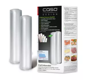 Пленка для вакууматора CASO rolka foliowa 30x600cm, 2szt.1222 Пленка для вакууматора CASO rolka foliowa 30x600cm, 2szt.1222