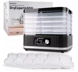 Сушарка для грибів, фруктів, овочів, їжі 450 Вт Maltec чорна (110251) Сушарка для грибів, фруктів, овочів, їжі 450 Вт Maltec чорна (110251)
