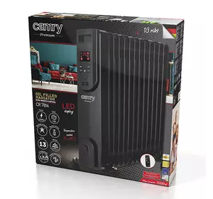 Масляний обігрівач Camry CR 7814 + таймер + пульт Масляний обігрівач Camry CR 7814 + таймер + пульт