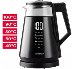 RK4170 Скляний електрочайник Concept 1,7 л SINFONIA RK4170 Скляний електрочайник Concept 1,7 л SINFONIA