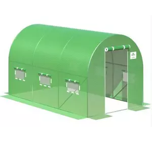 Теплиця садова, парник Польща 2х3,5х2 м зелена 7м2 Теплиця садова, парник Польща 2х3,5х2 м зелена 7м2