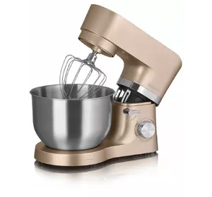 Планетарний кухонний міксер 6,5 л 1300 Вт золото HEINRICH'S HKM 6278 GOLD Планетарний кухонний міксер 6,5 л 1300 Вт золото HEINRICH'S HKM 6278 GOLD