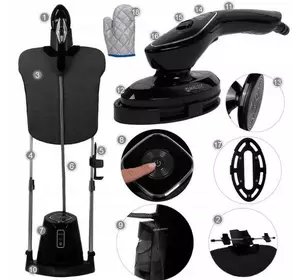 Парова праска з дошкою ElegantCare2500W Maltec (109184) Парова праска з дошкою ElegantCare2500W Maltec (109184)