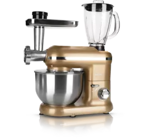 Кухонний комбайн 3 в 1, міксер та м'ясорубка HEINRICH'S HKM 5262 GOLD Кухонний комбайн 3 в 1, міксер та м'ясорубка HEINRICH'S HKM 5262 GOLD