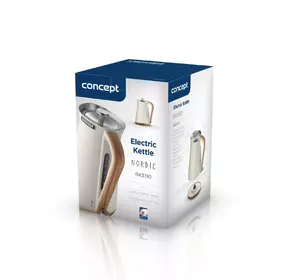 Електрочайник, нержавіюча сталь 1,7л, кремовий NORDIC Електрочайник, нержавіюча сталь 1,7л, кремовий NORDIC