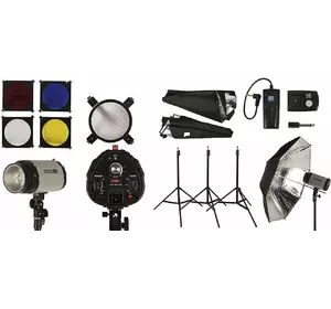 Набір імпульсного світла FST PHOTO EG-250DI IP33 750 Дж Набір імпульсного світла FST PHOTO EG-250DI IP33 750 Дж