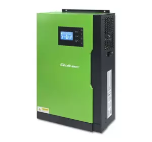 Гібридний інвертор Qoltec Solar Off-Grid 3,5 кВт | 100А | 24 В | MPPT
